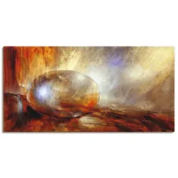 Wandbild ARTLAND "Brainstorming", gold (farbe bild(er): goldfarben), B:100cm H:50cm T:1,8cm, Canvas, Leinwand, Bilder, als Leinwandbild, Poster in verschied. Größen