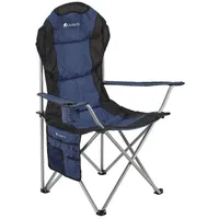 Juskys Campingstuhl Lido mit Getränkehalter & Tasche - Camping