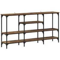 VidaXL Konsolentisch mit Regal Altholz 160 x 29 x