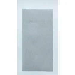 Mank Besteckservietten Airlaid Grau, 40 x 40 cm, 75 Stück - Bestecktaschen