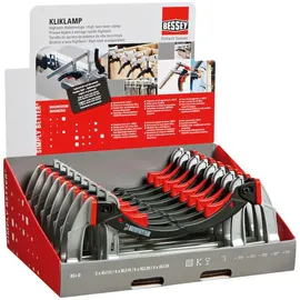 Bessey Einhandzwinge Kunststoff 250 mm blau