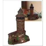 Midene Keramik Aroma Lichthaus, Handarbeit, Künstlerische Miniature, Historisches Sinnwell Turm in Nürnberg, Deutschland, B339AR