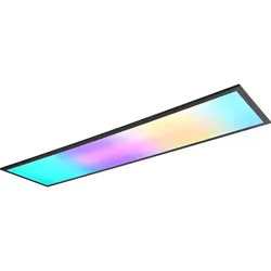 REALITY LED-Deckenleuchte Beta R67661232 schwarz, 31 W, 3600 lm, CCT, RGB