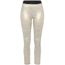 LASCANA Funktionsleggings gold/weiß XS