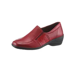 Slipper AIRSOFT, Damen, Gr. 41, rot, Glattleder, feminin, Schuhe Slipper