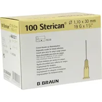 B. Braun Sterican Kanülen 19G x 1,25 Zoll 100 St.