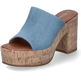 TAMARIS Damen Pantoletten 20937-37, 20937-38, 20937-39, 20937-40, 20937-41, 20938-37, 20938-38, 20938-39, 20938-40, 20938-41 TAM-1-27227-42 DENIM 3... - 38 EU