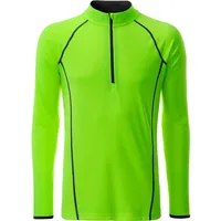 Daiber Funktionsshirt Langarm JN498 & XXL - bright-green/black
