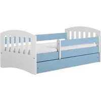 Raumhirsch furniture Kinderbett, Blau, Holzwerkstoff, Holzwerkstoff, 1 Schubladen, 80x180