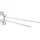 Wenko Handtuchhalter Quadro silber 6,5x14,5x40 cm