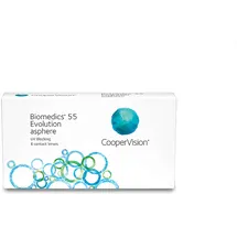 CooperVision Biomedics 55 Evolution 6 St. / 8.90 BC / 14.20 DIA / -2.25 DPT