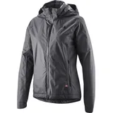 Gonso »Save Jacket Therm W«, Damen Regenjacke wind- und wasserdicht, Radjacke mit Kapuze, grau