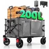 HOMECALL Bollerwagen 200L grau Kühltasche