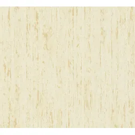 A.S. Création Vliestapete in Holz Optik 10,05 m x 0,53 m 395614 Beige/Gelb