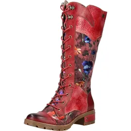 LAURA VITA Schnürstiefel Damen Rot 37