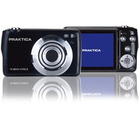 Praktica Kompakte Digitalkamera Schwarz 18MP 8X optischer Zoom Einstiegslevel für Anfänger, Kinder, Studenten