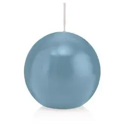 Wiedemann Kerzen Kugelkerzen Hellblau Ø 70 mm, 12 Stück, Kerzen in RAL Kerzengüte Qualität