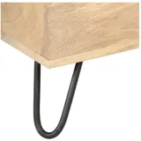 vidaXL Truhenbank Mango Braun 90 x 40 x 45 cm