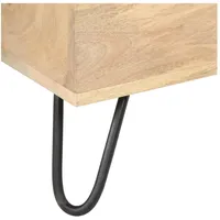 vidaXL Truhenbank Mango Braun 90 x 40 x 45 cm