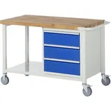 Udo Bär Rau Fahrbare Werkbank Modell 8157 BxTxH 1250x700x880mm