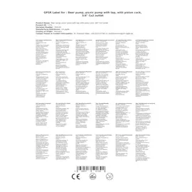 ich-zapfe.de Picknickpumpe mit Kolbenschankhahn 3/4` Co2-Abgang