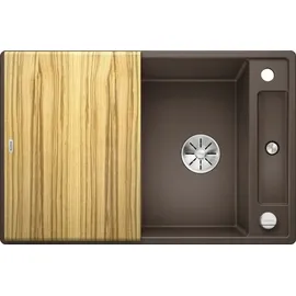 Blanco Axia III 45 S cafe + InFino + Holzschneidbrett