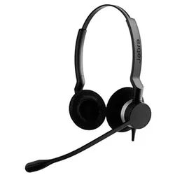 Jabra BIZ 2300 Duo, Geräuschunterdrückung, QD, schnurgebundenes stabiles Headset für Contact Center mit HD Voice