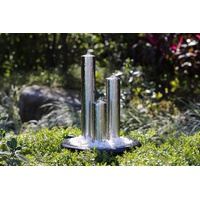Köhko 79 cm Springbrunnen 22001 aus gebürstetem Edelstahl mit
