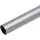 LIEDECO Gardinenstange LIEDECO "Fertigstilgarnitur 20 mm Power Zylinder Acryl" Gr. 1, grau (aluminiumfarben), L:120cm Ø:2mm, Eisen, Gardinenstangen, Gardinenstange Komplett