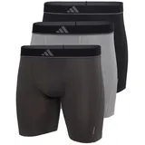 adidas Active Micro Flex Eco Boxershorts Schwarz/Grau XL 3er Pack
