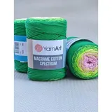 Garn Art Makramee Baumwolle Spektrum Makramee Schnur Harmonische Farben, einzigartige Makramee-Handwerk, 250 g, 246 m, 80 % Baumwolle Makramee, buntes Makramee-Garn, Gewicht Kammgarn (1309)