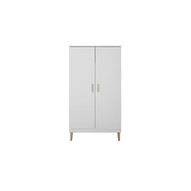 les tendances Kleiderschrank Kubi 55 x 184 x 0 cm Weiß