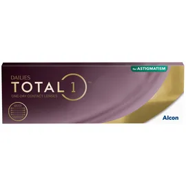 Alcon Dailies Total 1 for Astigmatism Tageslinsen (2 dpt, Zyl. 1.75 Achse 110 | BC 8.6) mit UV-Schutz