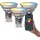 Calex Smart LED Spot, GU10, PAR16, RGB-Farben & kalt- bis warmweiß Licht, dimmbar, WLAN App- & Sprachsteuerung, 3er Pack