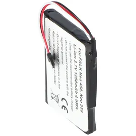 AccuCell Akku passend für den FALK Neo 450 Akku Neo 550 mit 3,7V und 1250mAh