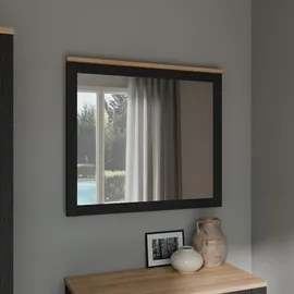 Forte Garderobenspiegel 86,4 x 76 cm Schwarz/Weiß