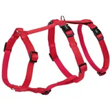 Nobby Sicherheitsgeschirr Turva Leckschutz für Hunde Nylon und Neopren (M-L Hals 34-48 cm, Brust 40-65 cm, Rot)