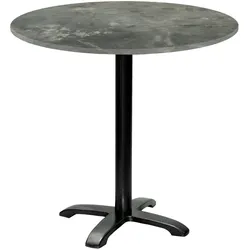 Restootab Tisch Bazila Ø80cm - Modell metallisierter Stein
