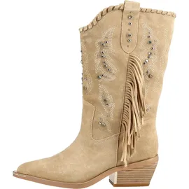 Alma en Pena Cowboystiefel beige 38
