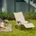 Outsunny Schaukelstuhl 62 x 88 x 150 cm Beige