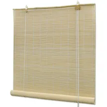 vidaXL Bambusrollo Natur 140x160 cm