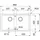 Franke Basis BFG 620-34-34 links Einbauspüle schiefergrau Handbetätigung 620 x 340 mm