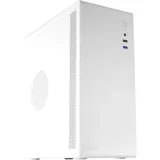 Tacens Mars Gaming Tacens NOVAX, Ultra-kompaktes Micro-ATX PC-Gehäuse, Ultra-Robustes Ganzmetall-Design, 1x 80mm Lüfter Hinten, Mini-Tower-Gehäuse mit Großer Interner Kapazität, Weiß