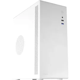 Tacens Mars Gaming Tacens NOVAX, Ultra-kompaktes Micro-ATX PC-Gehäuse, Ultra-Robustes Ganzmetall-Design, 1x 80mm Lüfter Hinten, Mini-Tower-Gehäuse mit Großer Interner Kapazität, Weiß