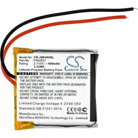 Cameron Sino Akku für JBL Synchros S400bt JBL Tune 500bt (äqu. Jbl P062831 600 mAh