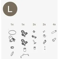 Luceplan Kleinteile für Costanza Tavolo/Terra/Sospensione - Ersatzteil, Kleinteile