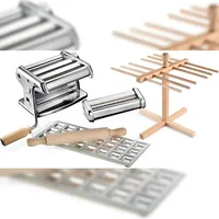 Gsd Imperia - Titania. - Pasta-Set - Das Set enthält eine Nudelmaschine, Ravioliform, Nudelschneider, eine Nudelrolle und Nudelholz.