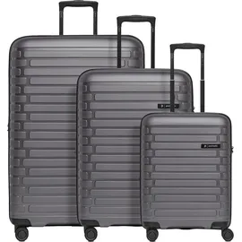 pactastic Collection 04 Koffer-Set 3-tlg. grau/anthrazit-metallic