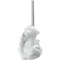 Wenko WC-Garnitur Monkey Quiet weiß Stein, 1 St.