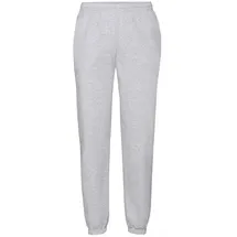 FRUIT OF THE LOOM Classic Elasticated Cuff Jog Pants Herren Jogginghose in versch. Farben und Größen, graumeliert, XL